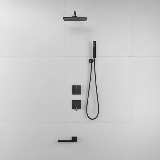 Luxury Copper Shower System with Dual Shower Heads