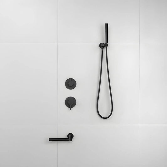 Adjustable spray pattern showerhead