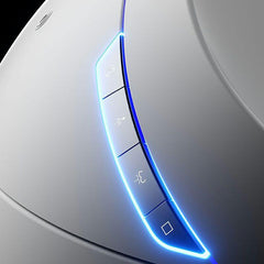 Close-up of the heated seat feature on the bidet