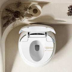 Modern bathroom setup with the bidet displayed