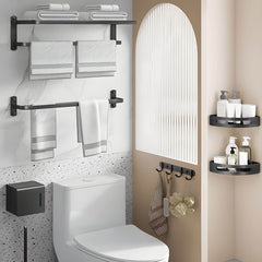 Luxury towel bar accessory kit overview