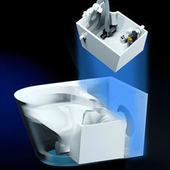 Luxury Wall Mount Bidet Side Angle