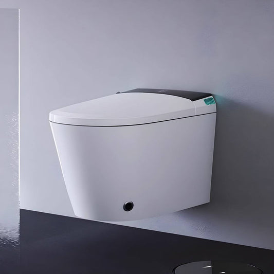 Luxury White Wall-Mount Elongated Bidet