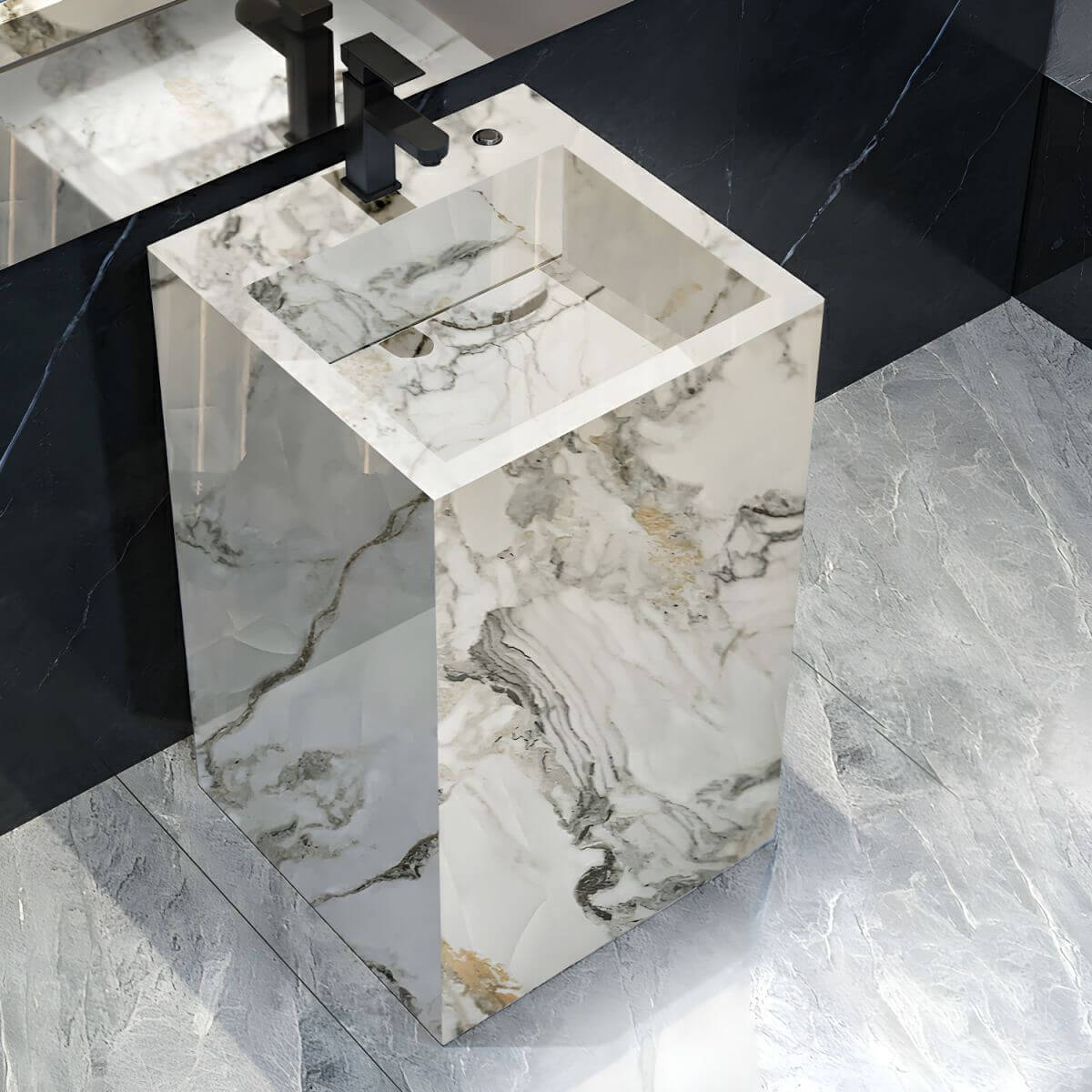 Elegant Marble Bathroom Sink