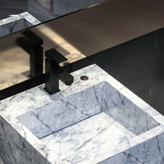 Blue Marble Pattern Bathroom Sink