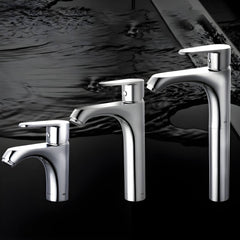 Metallic Silver Modern Touch Faucet