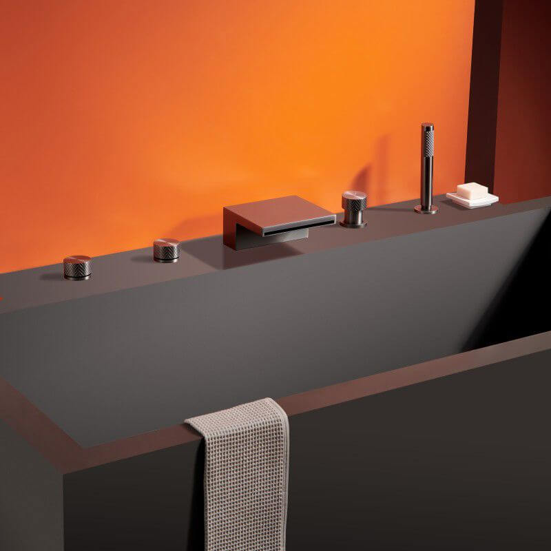 modern copper bathtub faucet