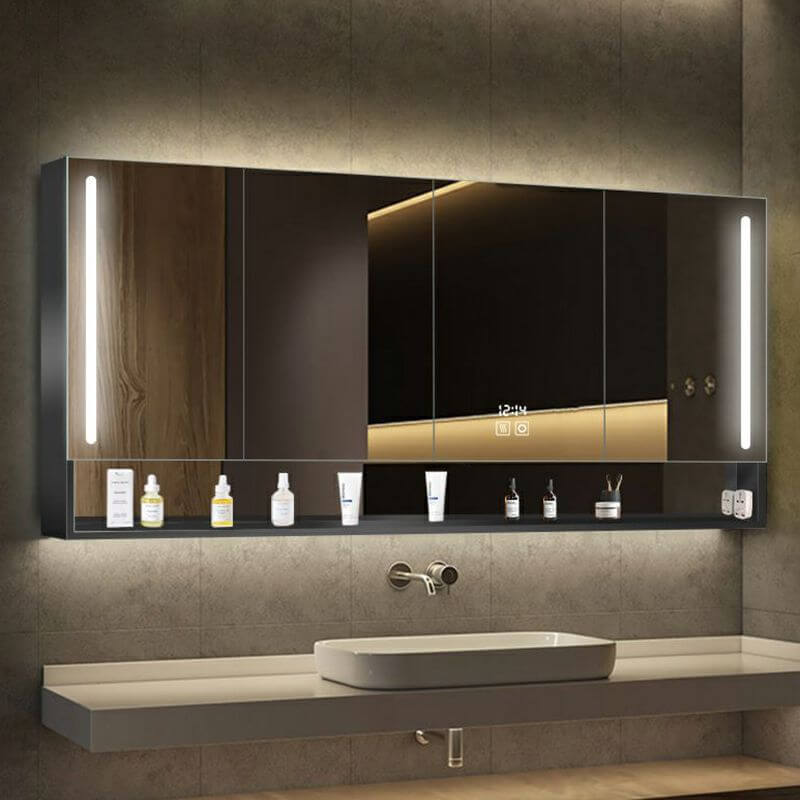 Sleek rectangular medicine cabinet for bathrooms