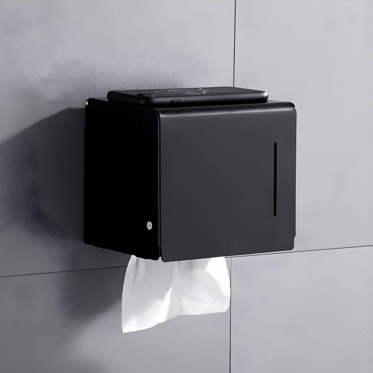 Non-glossy Black Finish Bathroom Set