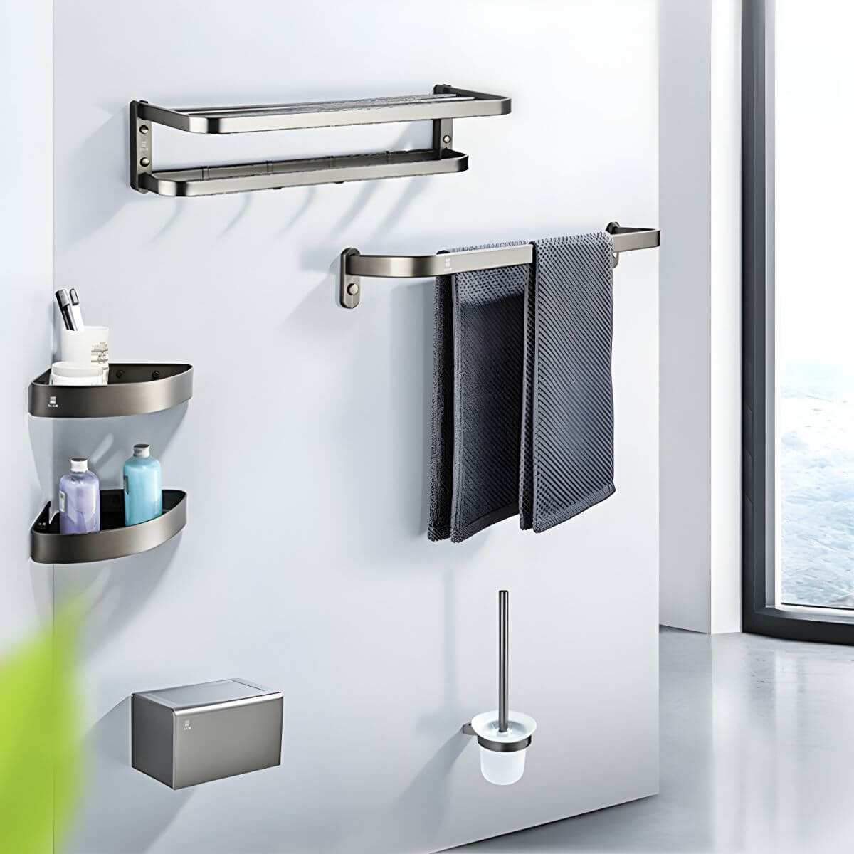 6-Piece Bathroom Hardware Collection