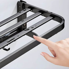 Black Metal Towel Bar