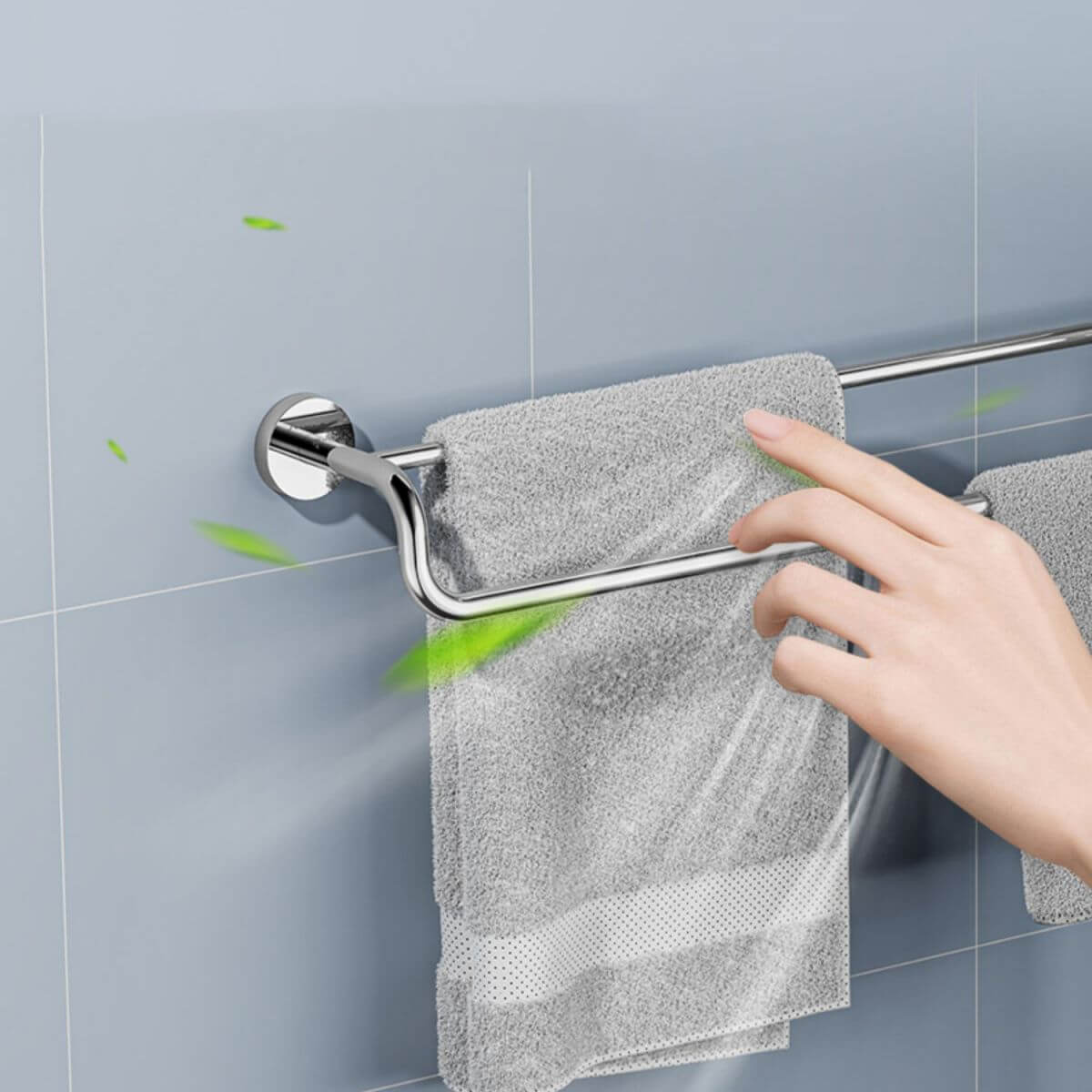 Scratch resistant bathroom set