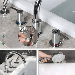 Elegant bathroom faucet design