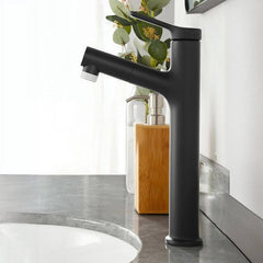 Modern chrome vessel sink faucet