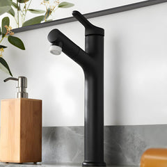 Contemporary vessel sink faucet