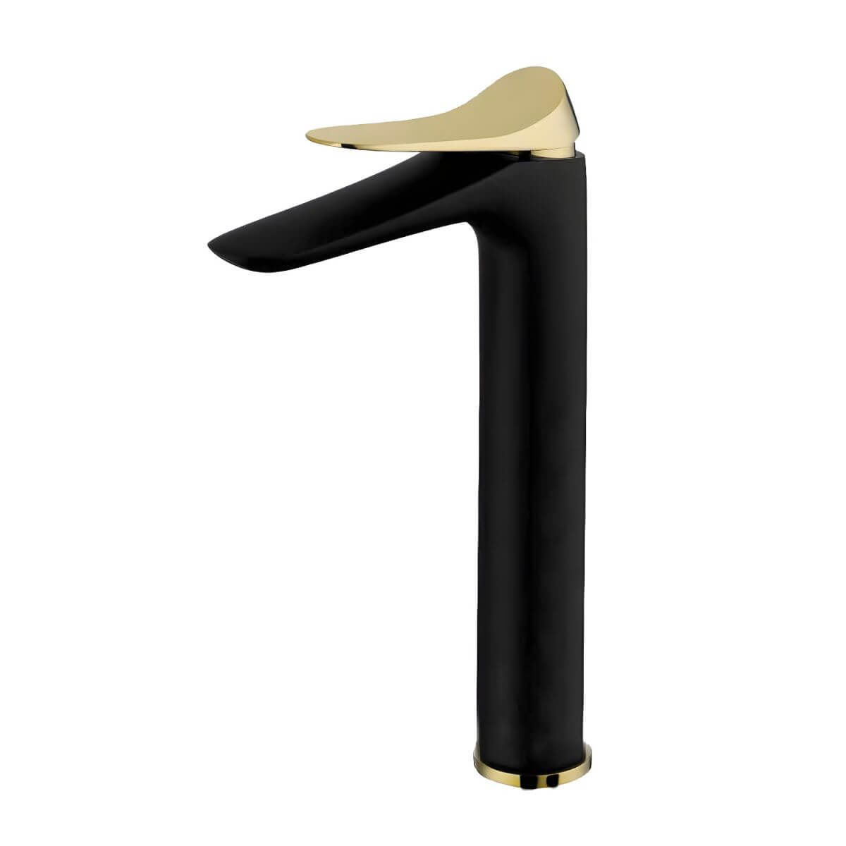 Bright Gold Washbasin Faucet for Modern Bathrooms