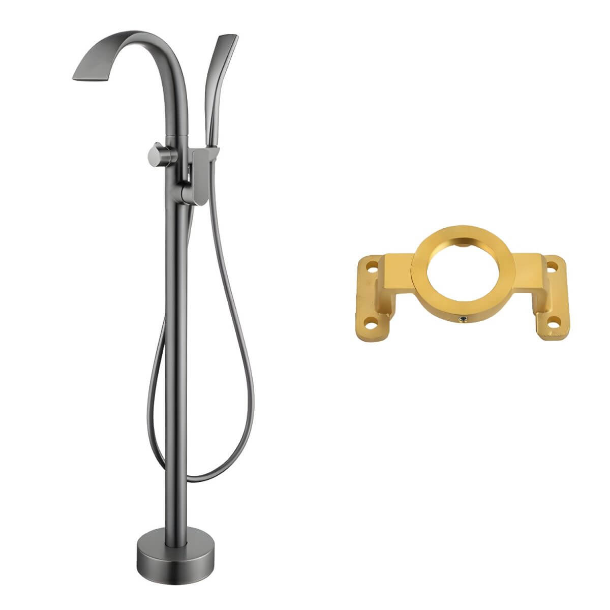 freestanding bathtub faucet installation