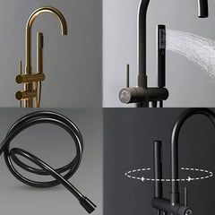 Swivel Spout Bathtub Faucet Design