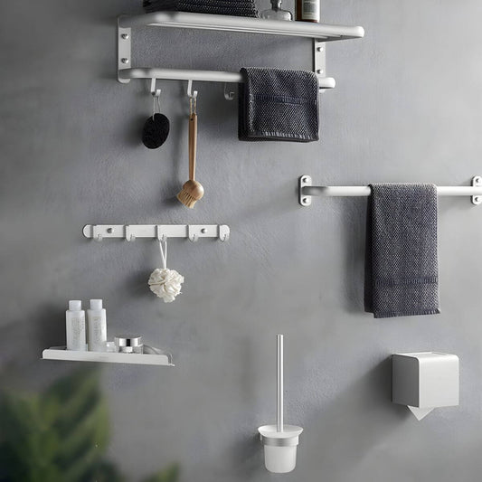 Modern Metal Bathroom Hardware Set 6-Piece