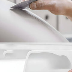 Vessel sink in a stylishly designed bathroom