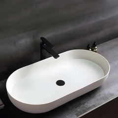 Elegant bathroom with a vessel sink installation