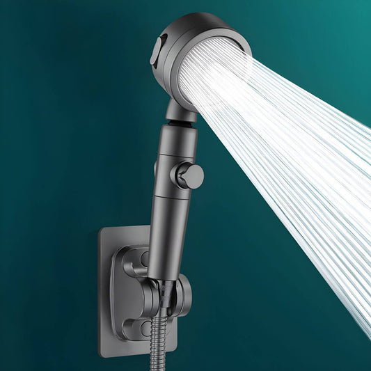 Modern Plastic Handheld Shower Head front view