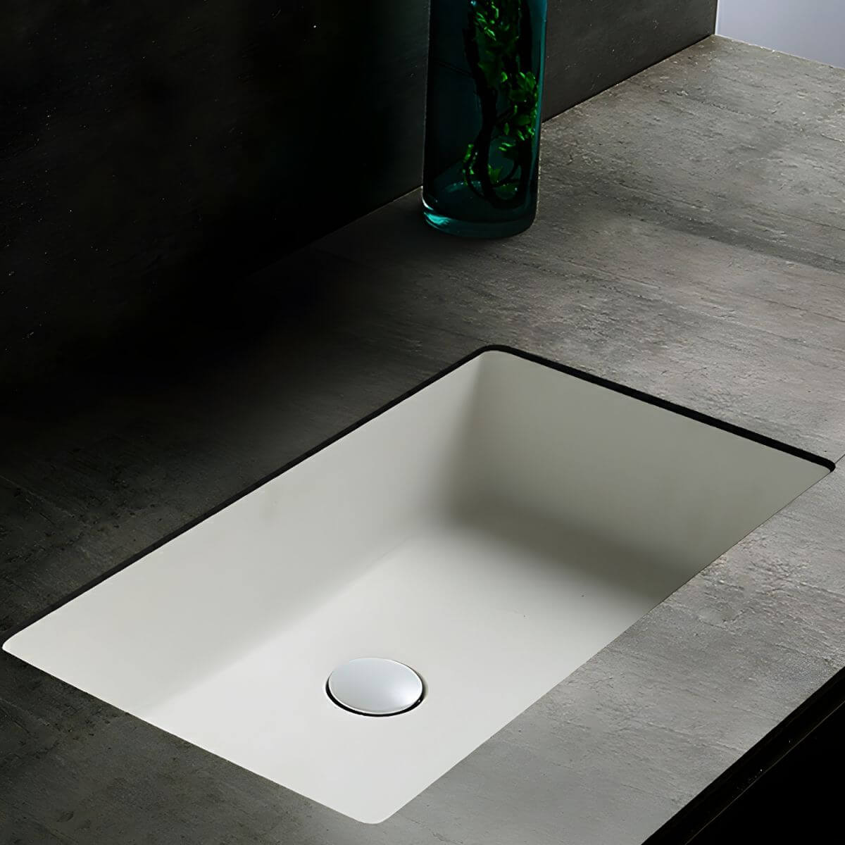 Undermount Sink in Bright White - Elegant Design