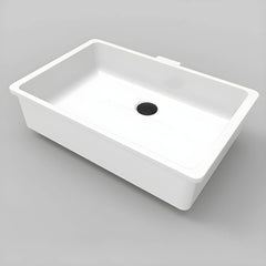 Contemporary Bathroom Sink with Pop-up Drain