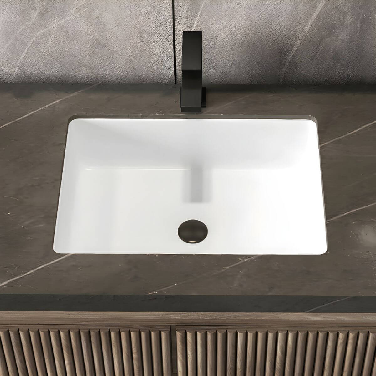 Ceramic Sink with Fade-Resistant Finish