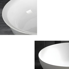 Matte White Vessel Sink in Contemporary Setting