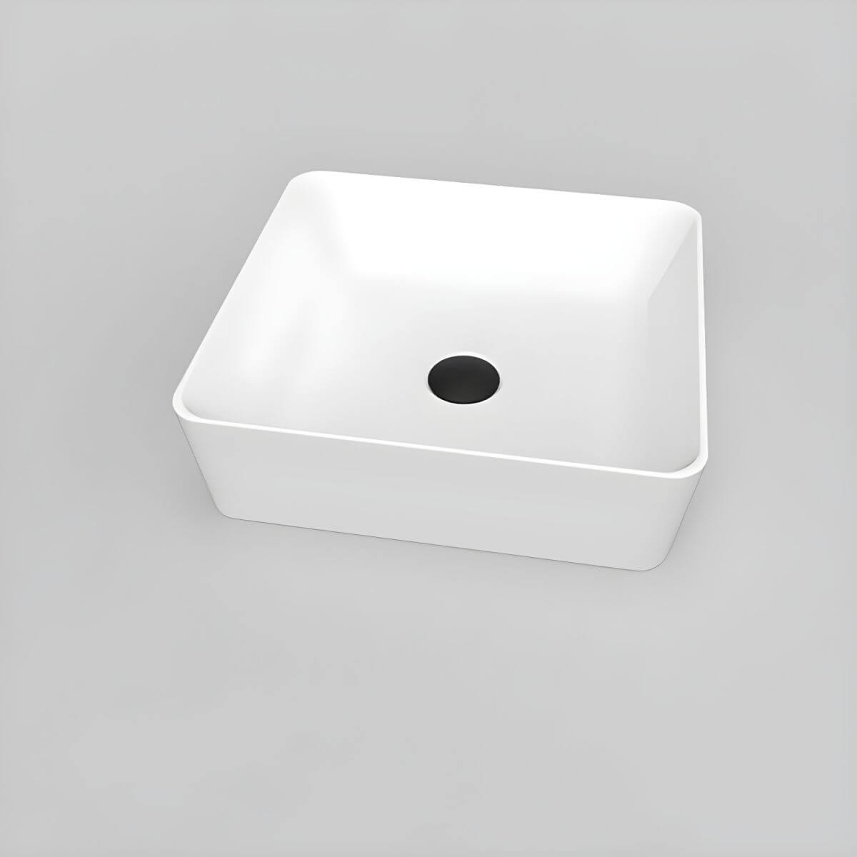 Elegant Bright White Bathroom Sink