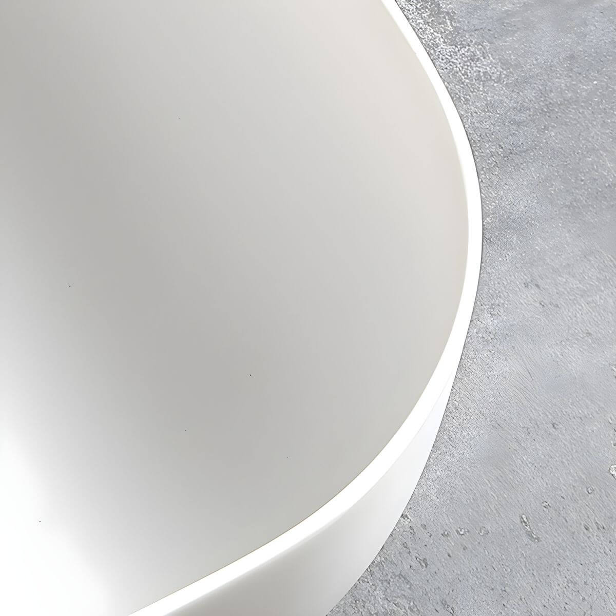 Modern Matte White Bathroom Sink