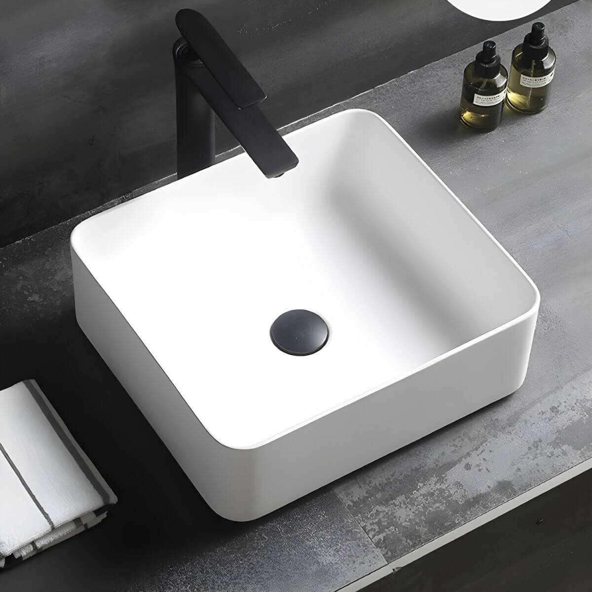 Contemporary Rectangular Vessel Sink Design