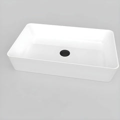 Modern Matte White Bathroom Sink