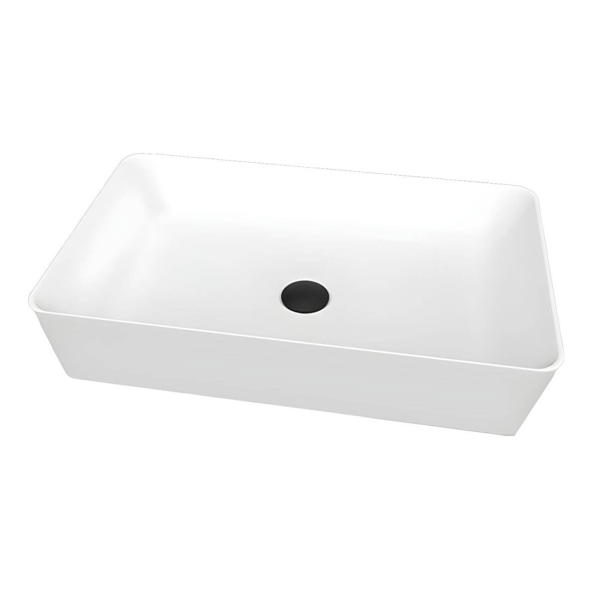 Ceramic Vessel Sink with Pop-up Drain