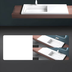 Sleek Rectangular Drop-In Sink