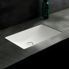 High-quality ceramic material for bathroom sinks