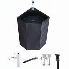 Ceramic Pedestal Sink in Various Finishes