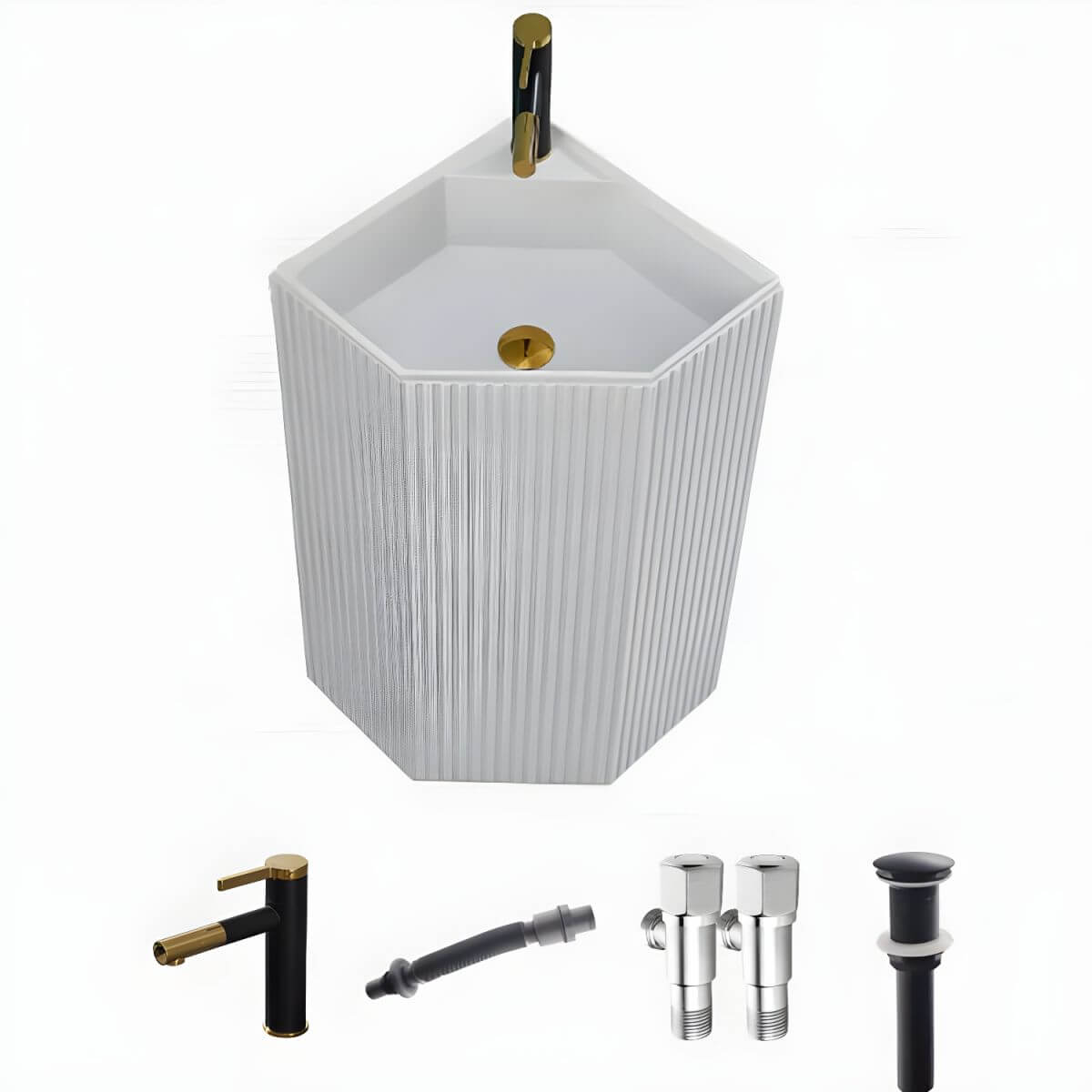 Ceramic Pedestal Sink in Various Finishes