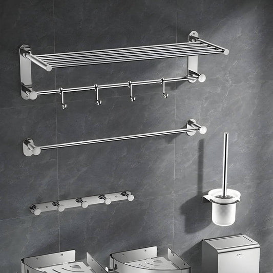 Modern steel bathroom accessories set