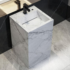 Durable stone material of the bathroom sink