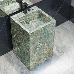 Elegant bathroom with Modern Stone Sink