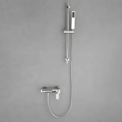 Waterfall faucet on bathtub spout