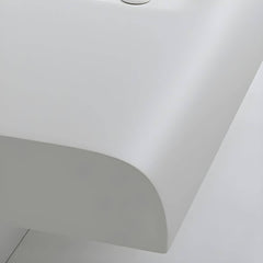 Contemporary ceramic bathroom sink