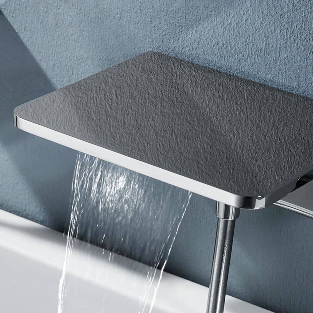 waterfall effect bathtub faucet