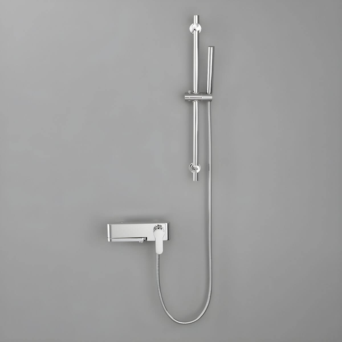 contemporary wall-mounted bathtub faucet