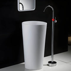 high-quality ceramic sink with clean lines