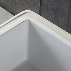 Elegant craftsmanship of a ceramic sink