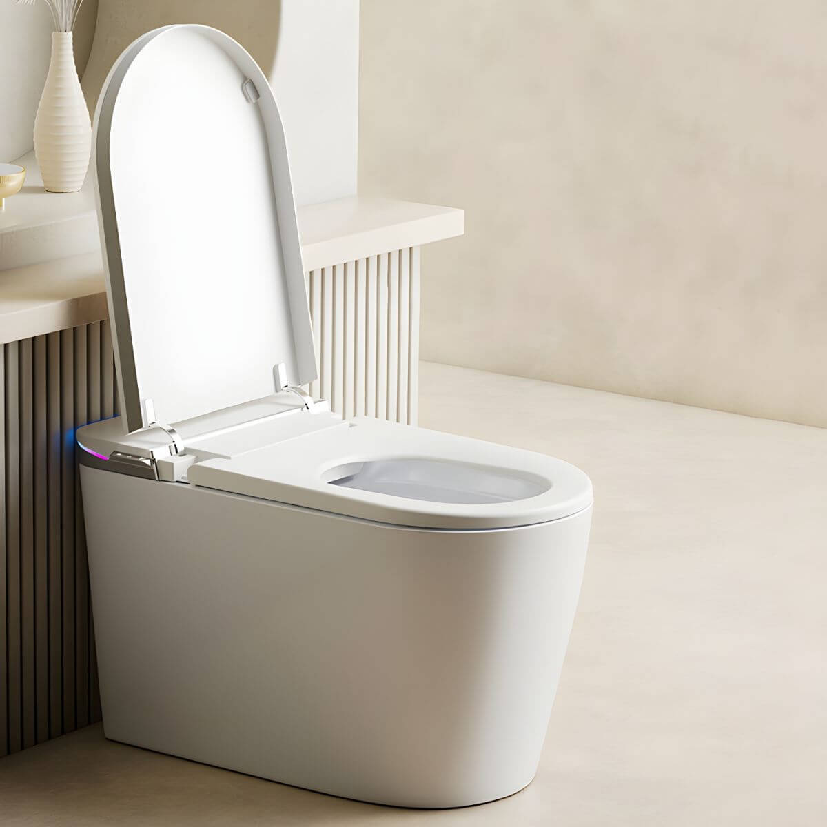 Vitreous china material of bidet