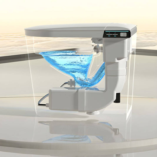 Heated seat bidet with temperature control